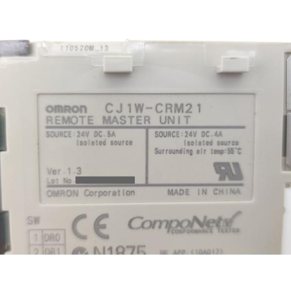 中古オムロン OMRON CJ1W-CRM21 Ver.1.3