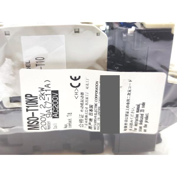 2点 新品 三菱 MSO-T10KP 200V 2.2kw 9A (7-11A) AC200V contact 1a