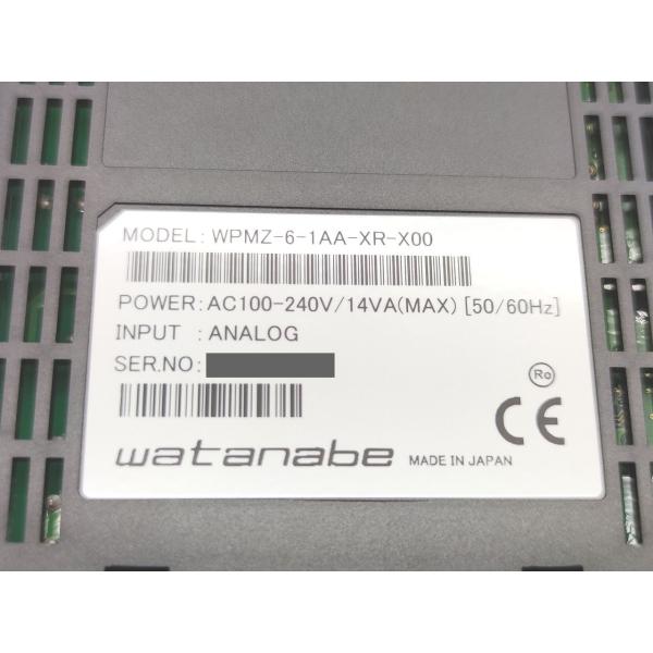 未使用 渡辺電機工業 WPMZ-6-1AA-XR-X00 その1