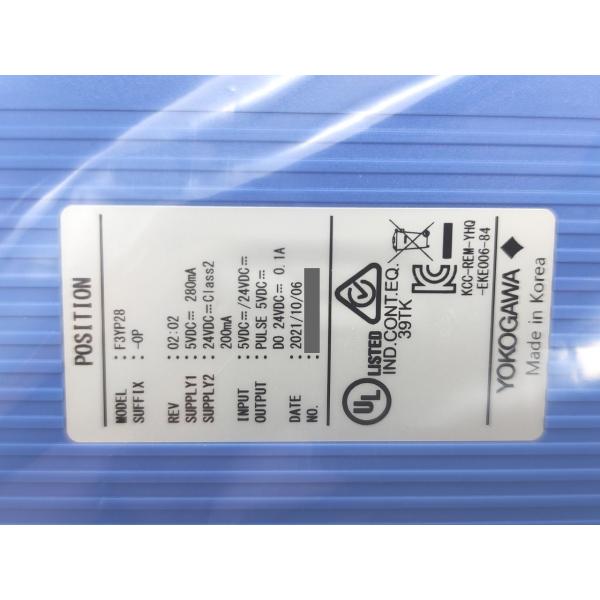 新品 横河電機 F3YP28-0P
