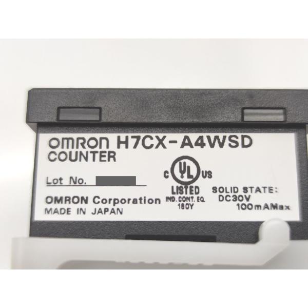 箱いたみあり 未使用 オムロン OMRON H7CX-A4WSD 12-24VDC