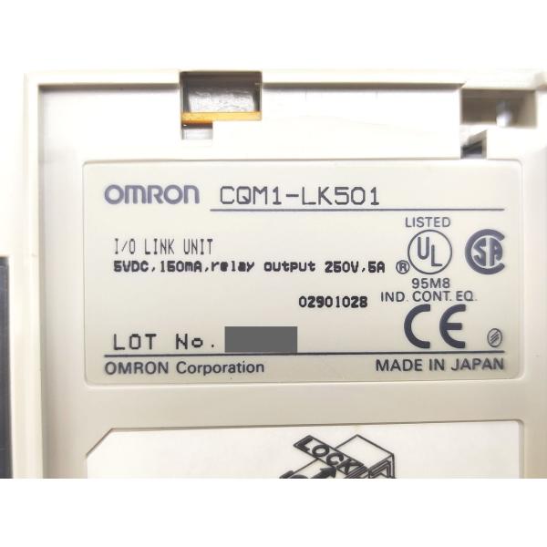 箱汚れあり 箱開封済み 未使用 オムロン OMRON CQM1-LK501
