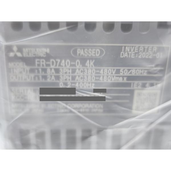 2022年 新品 三菱 MITSUBISHI FR-D740-0.4K