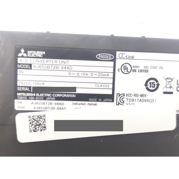 2023年 新品 三菱 MITSUBISHI AJ65SBT2B-64AD