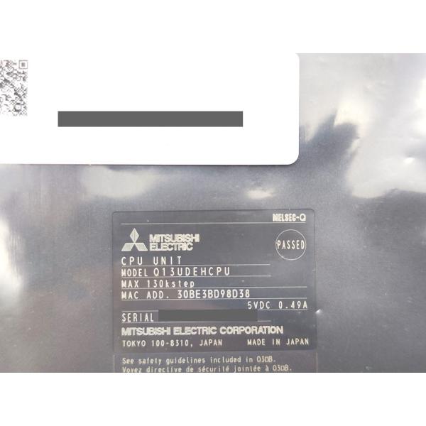 2024年製 新品 箱汚れあり 三菱 MITSUBISHI Q13UDEHCPU