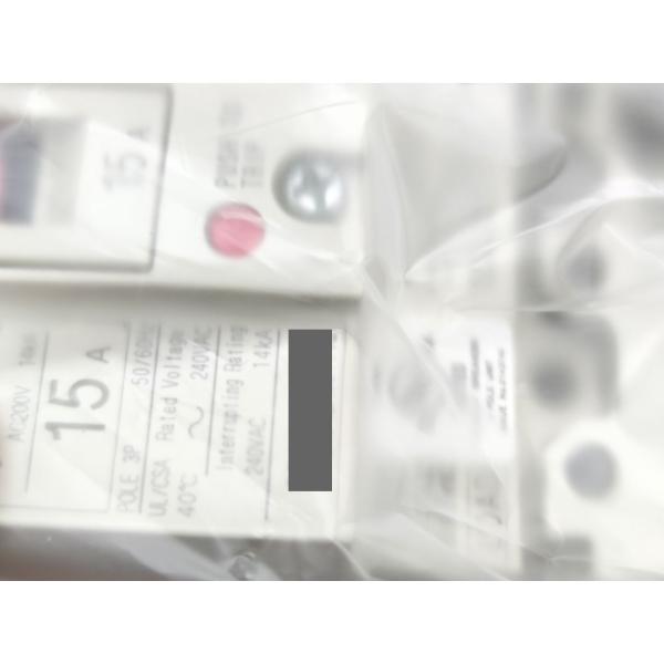 新品 三菱 MITSUBISHI NF50-SVFU 3P 15A AX-1LS その2