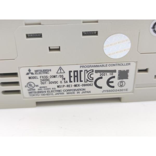 箱いたみあり 2021年製 未使用 三菱 MITSUBISHI FX3S-20MT/DS その2
