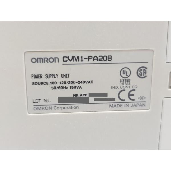箱マジック書込あり 箱開封済み 未使用 オムロン OMRON CVM1-PA208