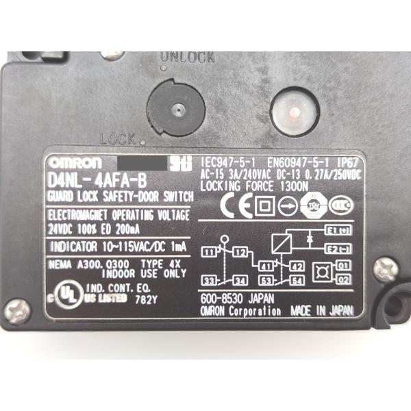 未使用 オムロン OMRON D4NL-4AFA-B