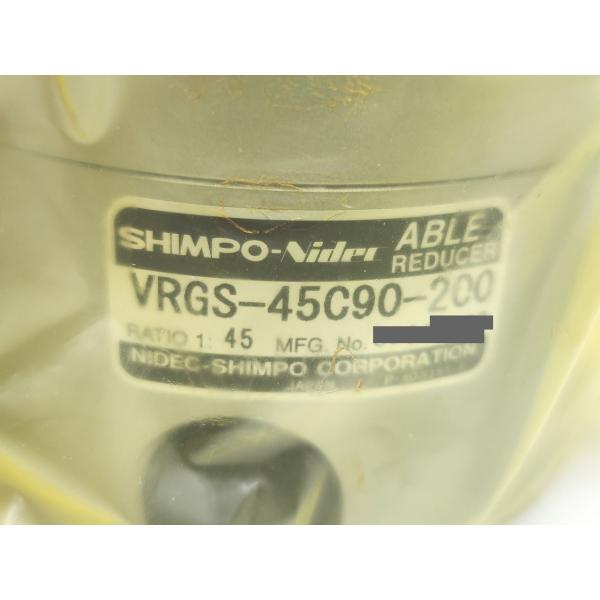 箱いたみ 未使用 日本電産シンポ VRGS-45C90-200