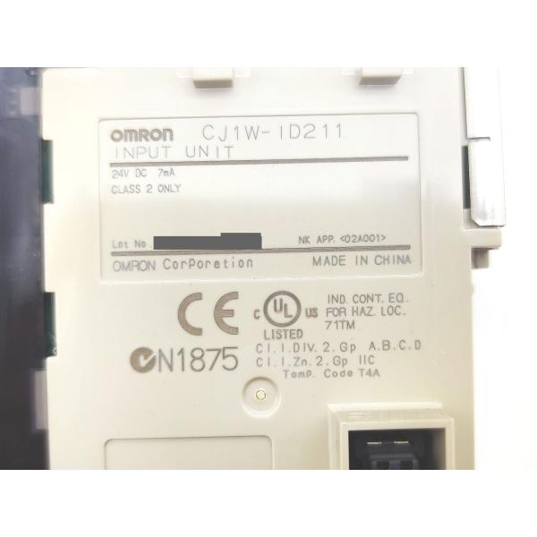 中古 オムロン OMRON CJ1W-ID211
