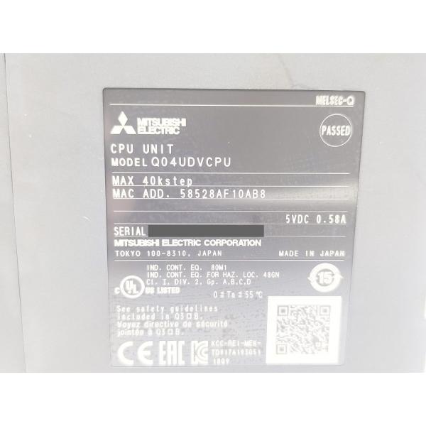 中古 三菱 MITSUBISHI Q04UDVCPU