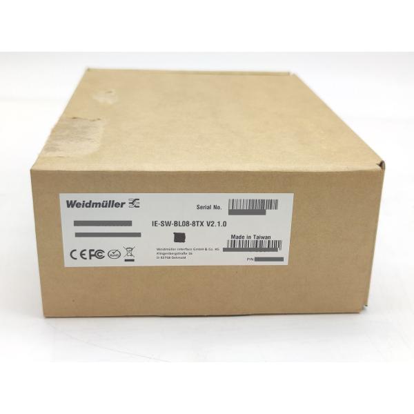 箱汚れいたみあり 未使用 Weidmuller IE-SW-BL08-8TX V2.1.0
