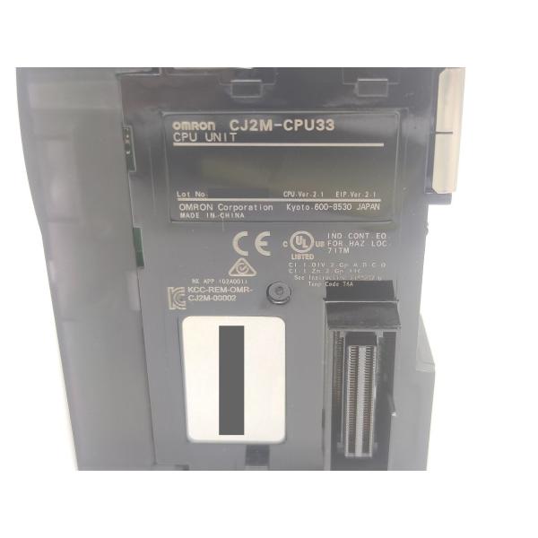 中古 オムロン OMRON CJ2M-CPU33 CPU Ver.2.1 EIP Ver.2.1