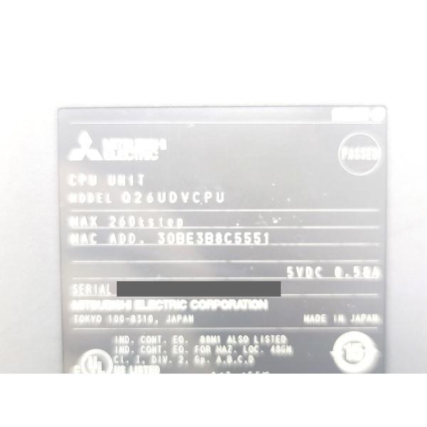 中古 三菱 MITSUBISHI Q26UDVCPU その1