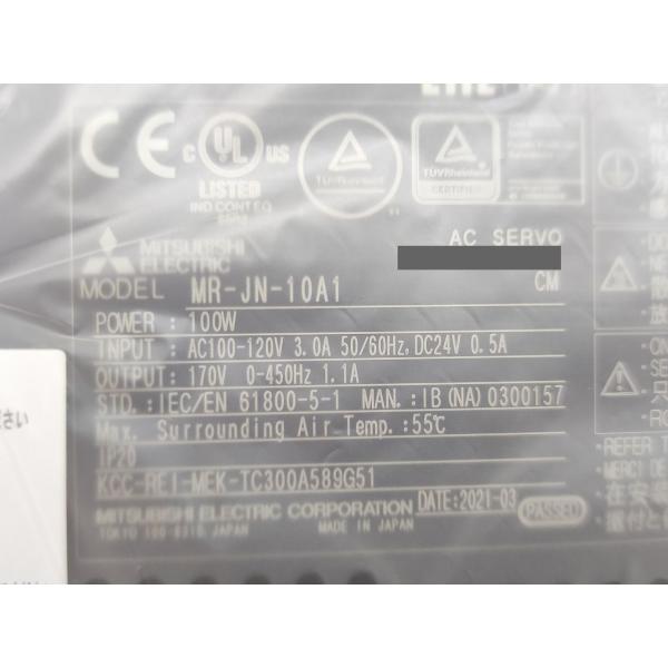 2021年製 未使用 三菱 MITSUBISHI MR-JN-10A1 その1
