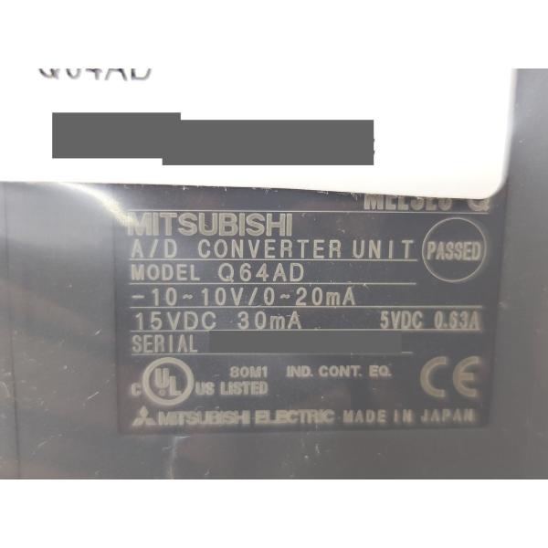 2015年 新品 三菱 MITSUBISHI シーケンサ Q64AD シーケンサー