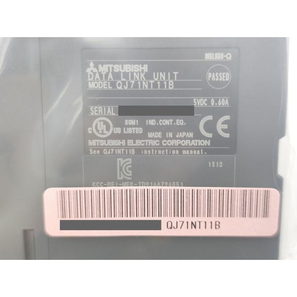 箱なし 新品 三菱 MITSUBISHI QJ71NT11B