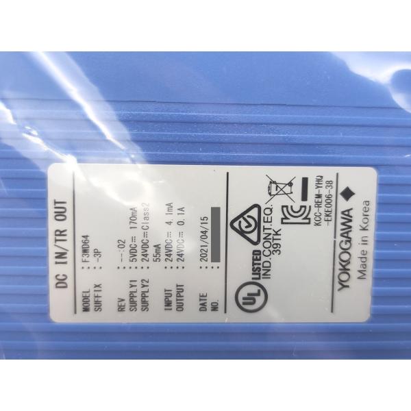 新品 横河電機 F3WD64-3P