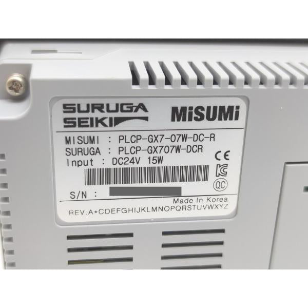 中古 ミスミ MiSUMi PLCP-GX7-07W-DC-R