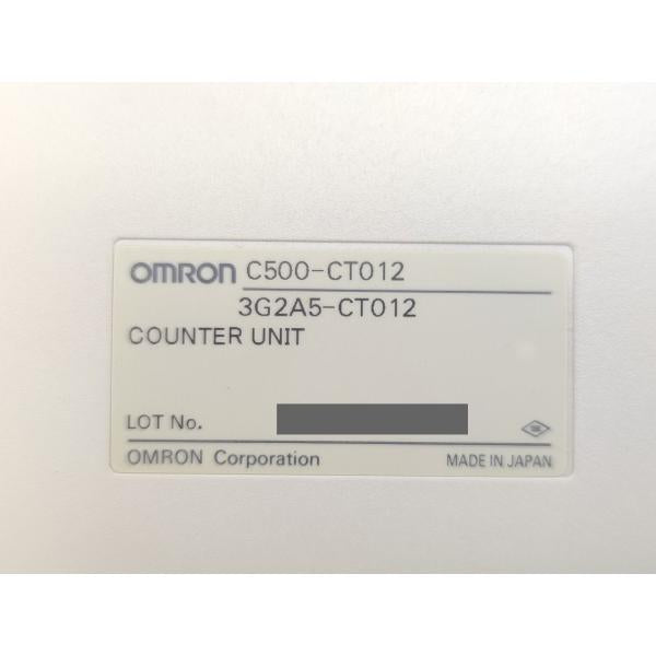 箱いたみヨゴレあり 箱開封済み 未使用 オムロン OMRON C500-CT012 3G2A5-CT012