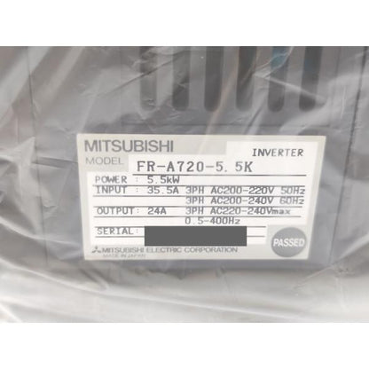 箱マジック書込いたみあり 未使用 三菱 MITSUBISHI FR-A720-5.5K