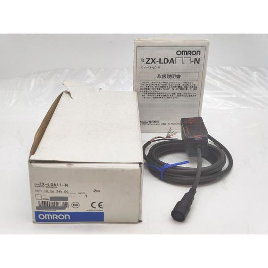 箱いたみあり 未使用 オムロン OMRON ZX-LDA11-N 12to24VDC 2m