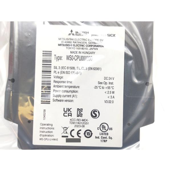 2023年製 箱マジック書込・いたみあり 未使用 三菱 MITSUBISHI 新品 WS0-CPU000200