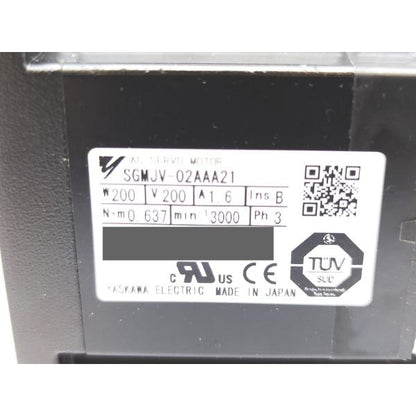 本体サビあり 中古 安川電機 YASKAWA SGMJV-02AAA21