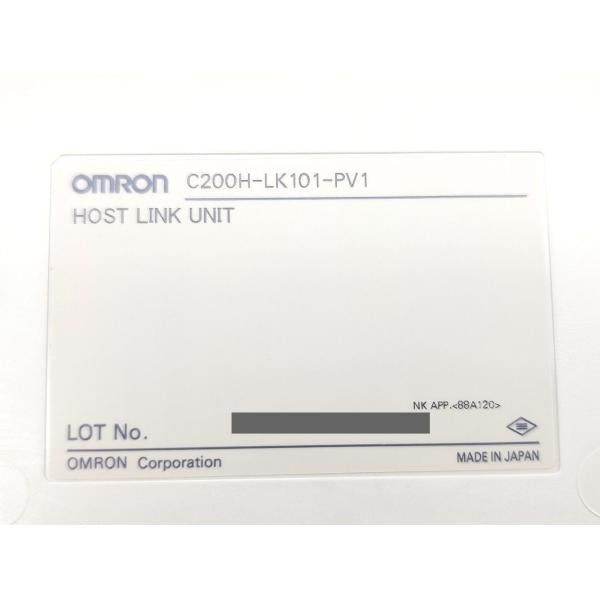 箱汚れ・いたみあり 未使用 オムロン OMRON C200H-LK101-PV1