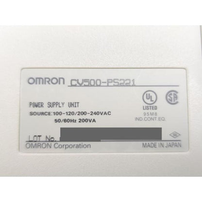 箱マジック書込いたみあり  開封済み 未使用 オムロン OMRON CV500-PS221 その1