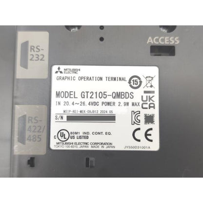 中古 三菱 MITSUBISHI GT2105-QMBDS