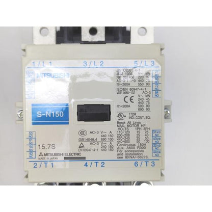 箱汚れ いたみあり 未使用 三菱 MITSUBISHI MSO-N150 200V 37kW AC200V 2a2b