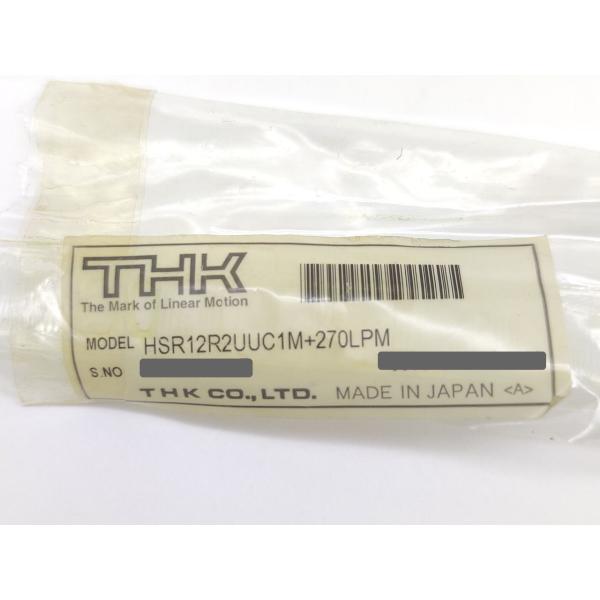 袋汚れあり 中古 THK HSR12R2UUC1M＋270LPM