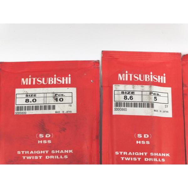 袋汚れあり 未使用 三菱 MITSUBISHI ドリルまとめ売り