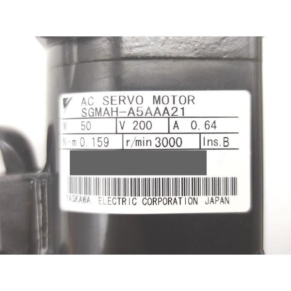 本体いたみあり 中古 安川電機 YASKAWA SGMAH-A5AAA21
