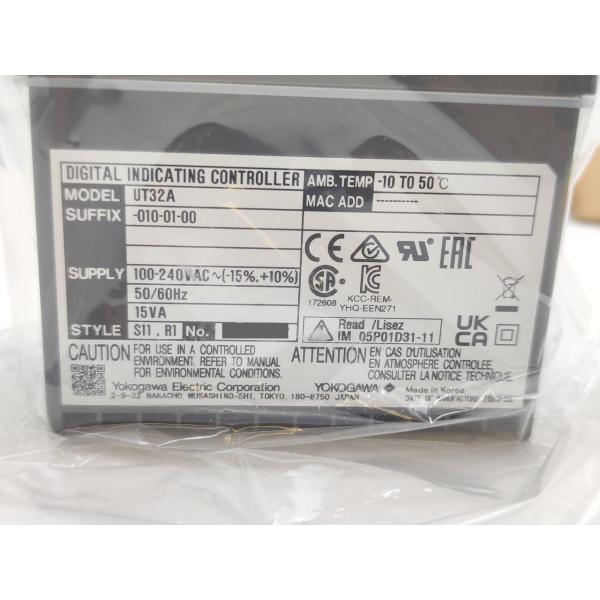 未使用 横河電機 UT32A-010-01-00 その1