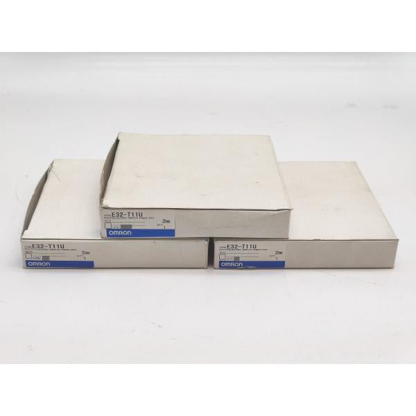 3点セット 箱いたみあり ネジ2袋なし 中古か未使用か不明 オムロン OMRON E32-T11U 2m