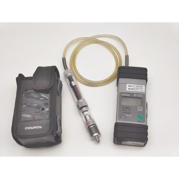 中古 新コスモス電機 燃焼排ガス 一酸化炭素測定器 XP-333II 本体×1 ケース×1