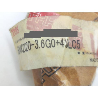 汚れあり 新品 THK BNK2020-3.6G0＋410LC5