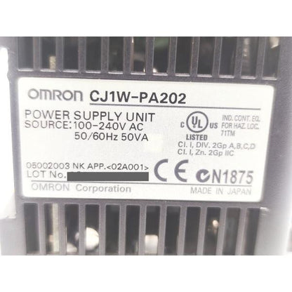 汚れあり 中古 オムロン OMRON CJ1W-PA202