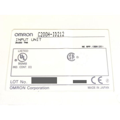 箱汚れあり シール劣化 未使用 オムロン OMRON C200H-ID212
