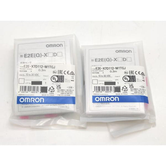 2点セット 新品 オムロン OMRON E2E-X7D112-M1TGJ 0.3m 10to30VDC
