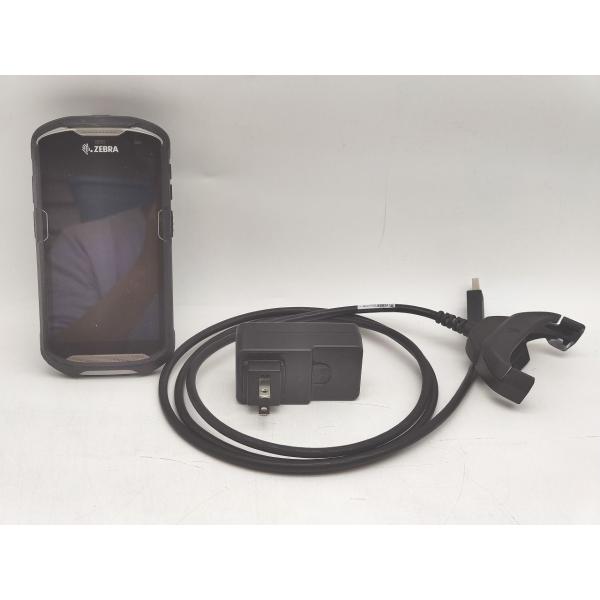 電源とタッチパネル反応CK 中古 ZEBRA 業務用タッチコンピュータ ハンディターミナル TC510K 本体 ケース コード アダプタ その2