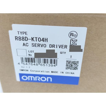 箱汚れあり 新品 オムロン OMRON R88D-KT04H Ver.1.2