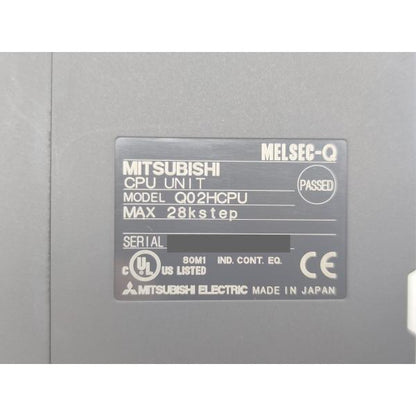 中古 三菱 MITSUBISHI Q02HCPU