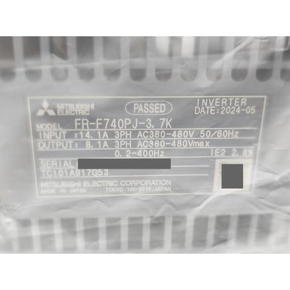 2024年製 新品 三菱 MITSUBISHI FR-F740PJ-3.7K その2
