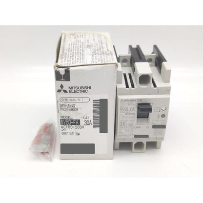 中古 三菱 MITSUBISHI NV50-FA AC100-200V 30A 2P 30ｍA