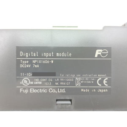 箱汚れいたみあり 未使用 富士電機 FUJI NP1X1606-W