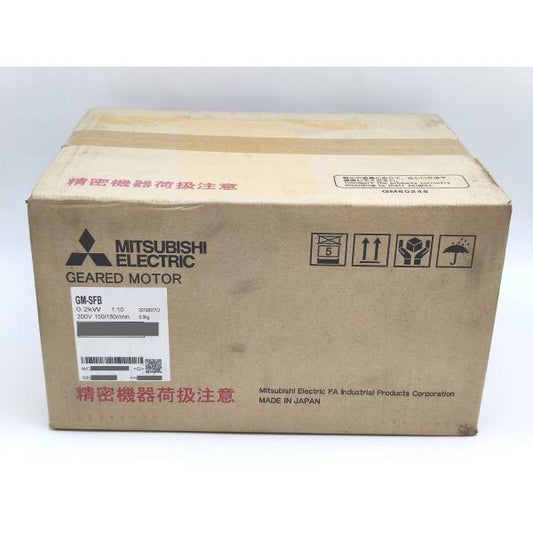 箱汚れあり 新品 三菱 GM-SFB 0.2kW 1:10 200V 150/180r/min
